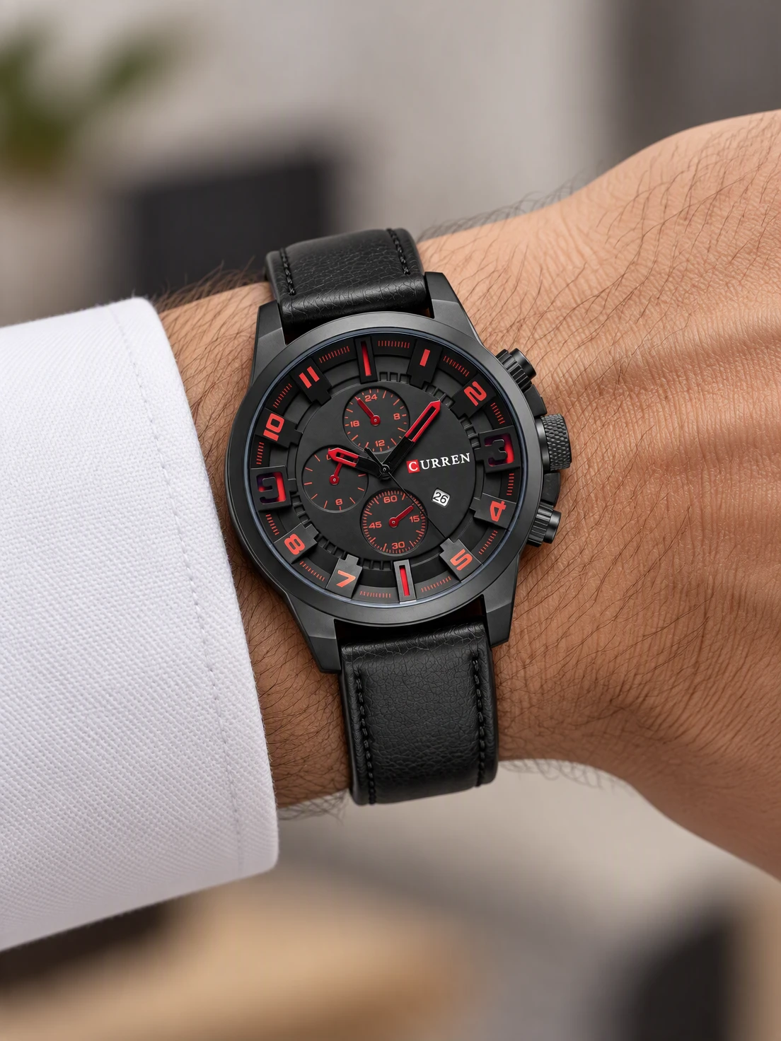Noir Cuff Chronograph — view 5
