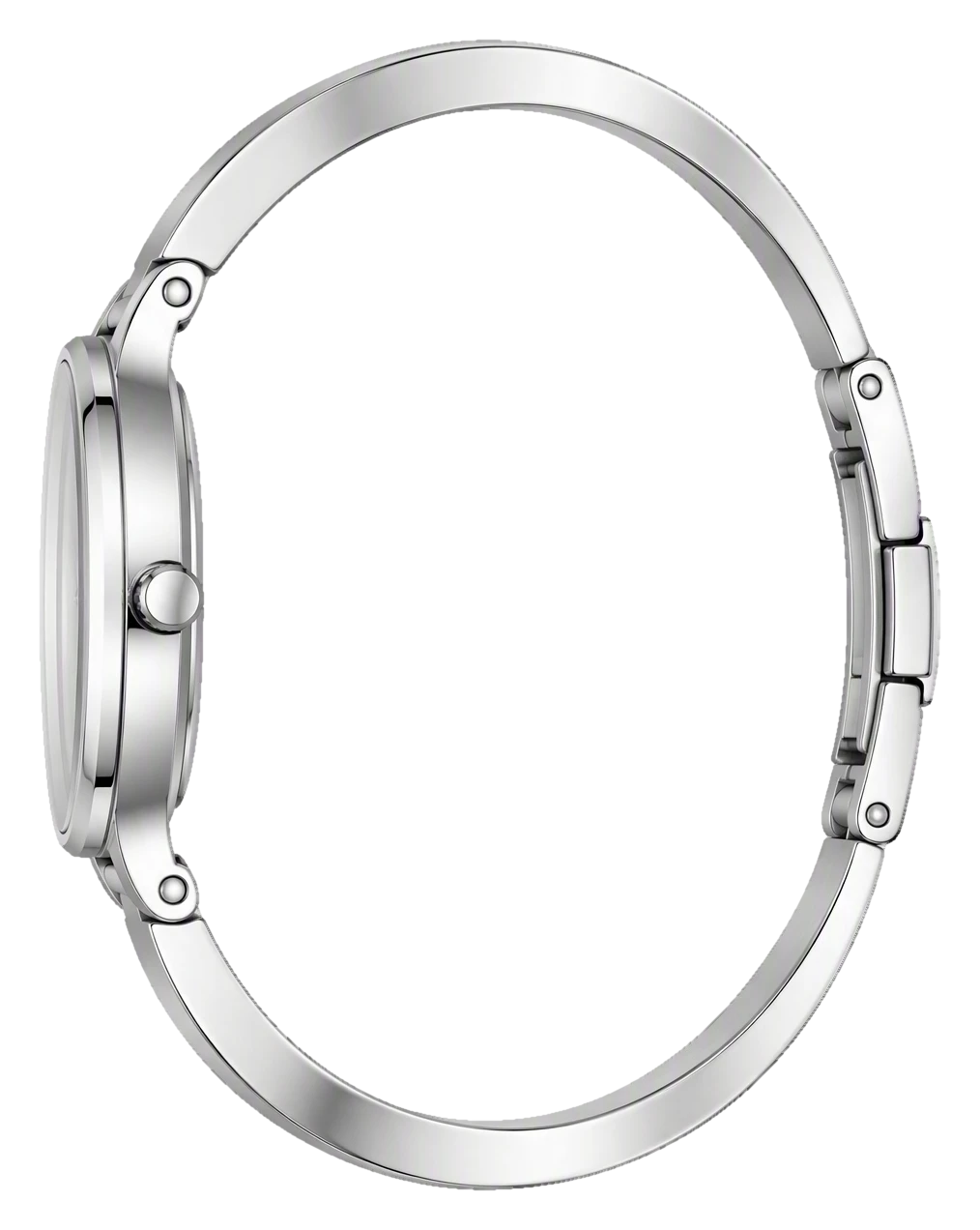 Silver Minimal Bangle — view 4