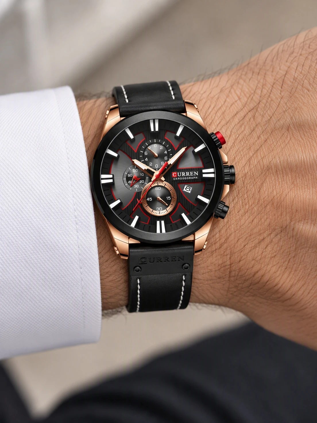 Phantom Rose Chronograph Leather — view 5