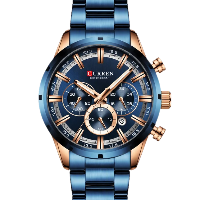 Cobalt Rose Tachymeter Steel