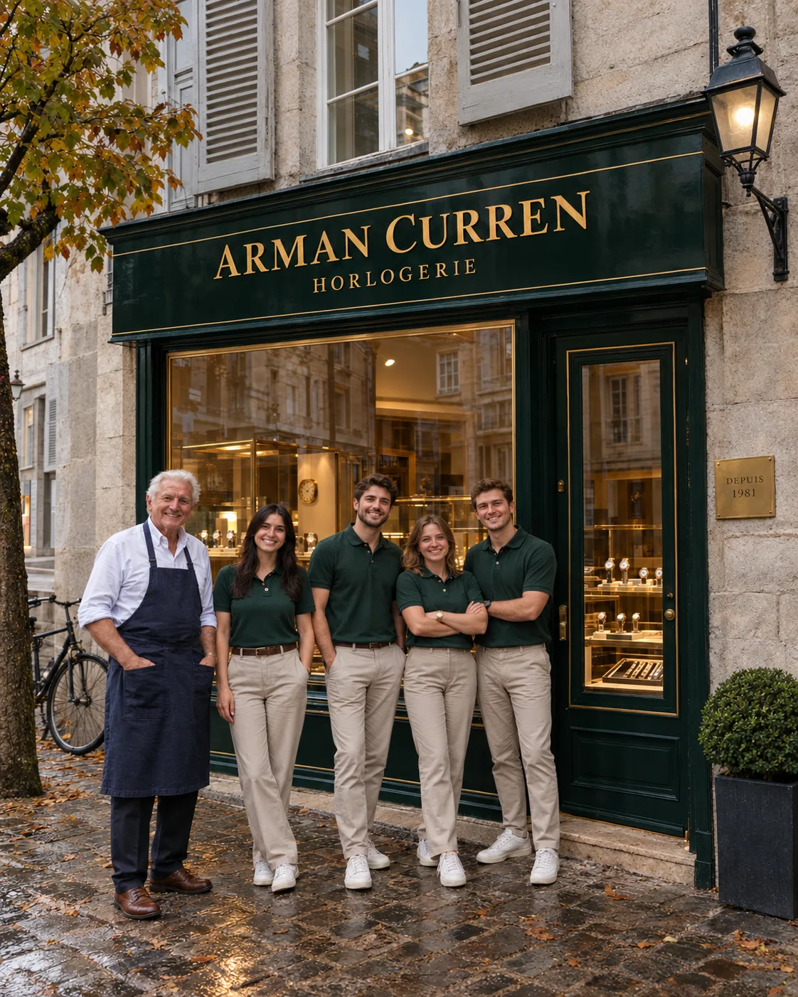 The Arman Curren storefront, Besançon
