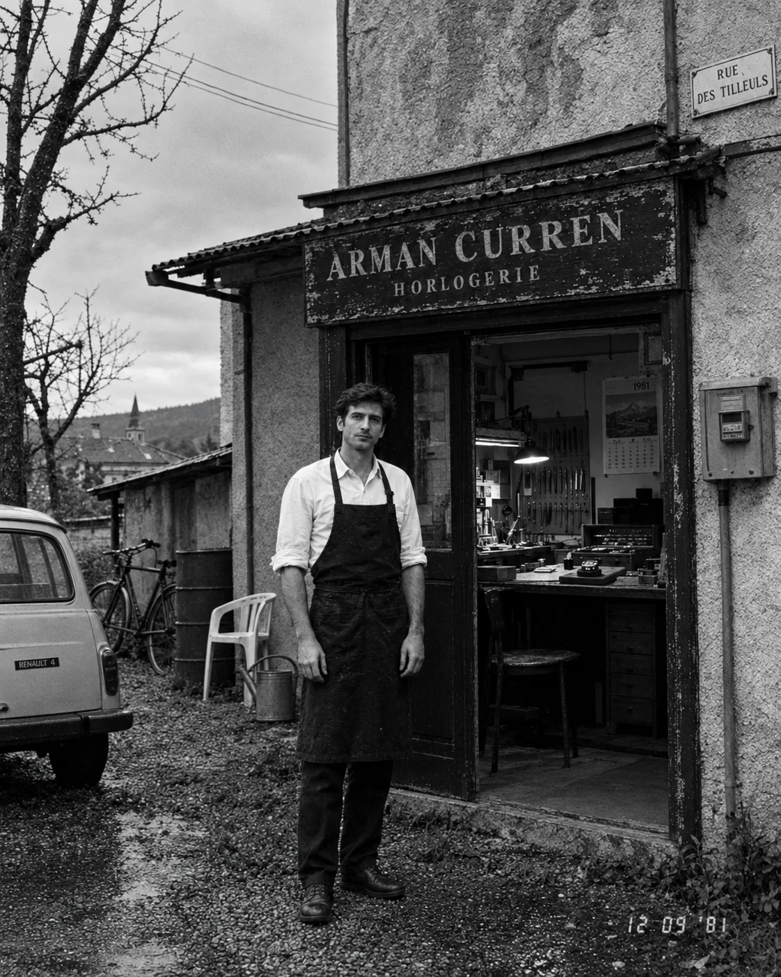 The first Arman Curren workshop, Morteau, 1981