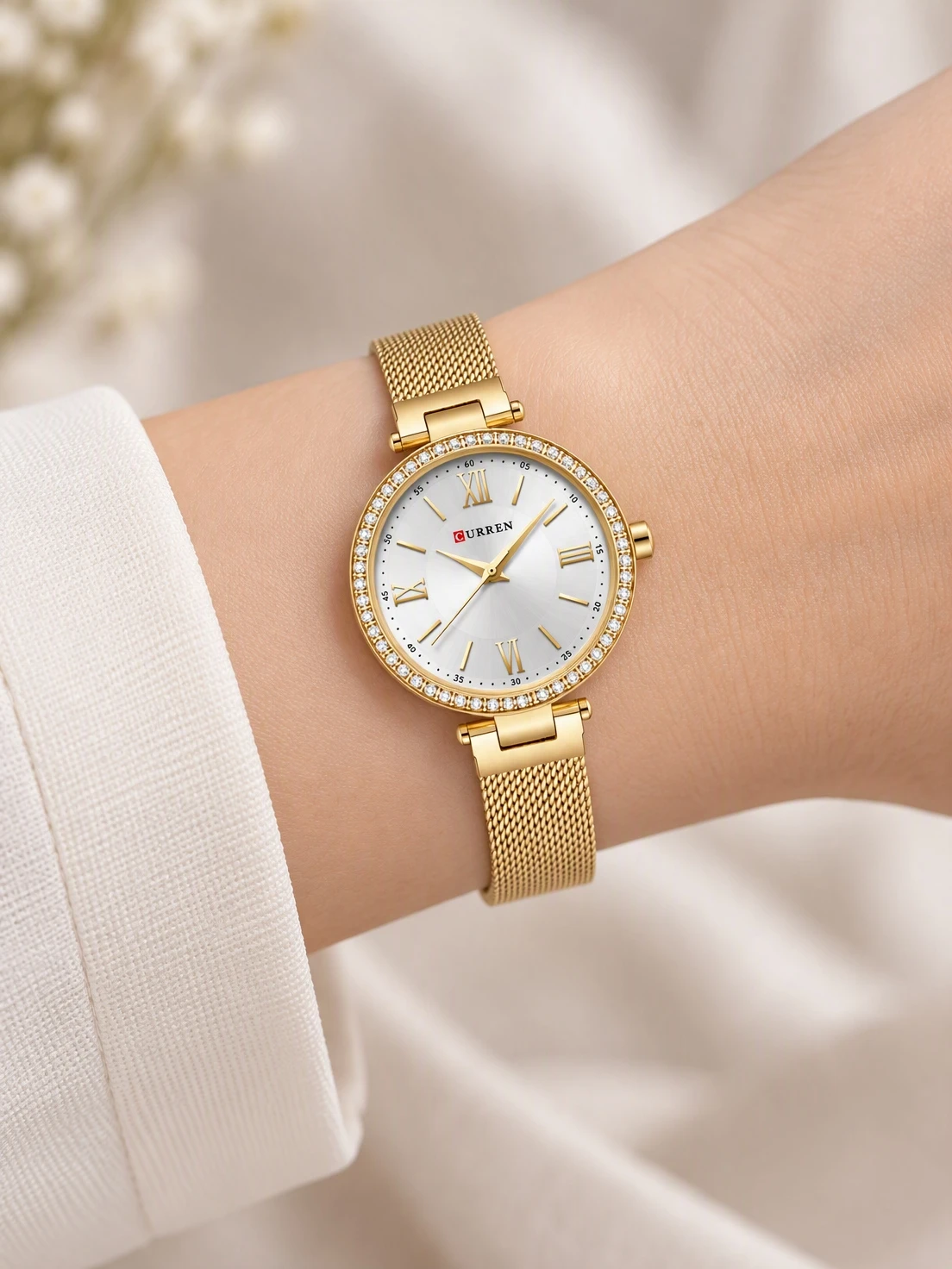 Crystal Gold Roman Mesh — view 5